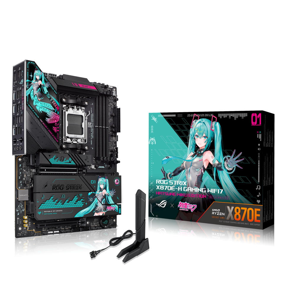 ASUS TX Gaming B850 初音ミクコラボマザーボード ROG×初音ミク